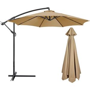 9 FT 8 Rib Umbrella Canopy Replacement Outdoor Market Patio Table Umbrella Strong and Thicck Canopy Cover for Backyard Garden Courtyard Swimming Pool Lawn (Canopy ONLY)