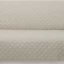 Reversible 4 Seater Sofa Cover 91 Inch Large Couch Cover Furniture Protector(Sofa XX-Large,Beige/Beige)