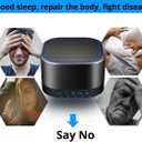 Magicteam Sound White Noise Machine with 20 Non Looping Natural Soothing Sounds and Memory Function 32 Levels of Volume Powered by AC or USB and Sleep Sound Timer Therapy for Baby Kids Adults, Black
