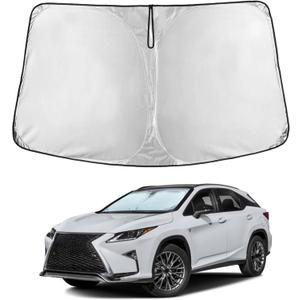 EcoNour Windshield Sunshade Compatible for Lexus RX 350 450h 2023-2024 2025 2026, Sun Visor for Front Windshield & Window Sun Shade Cover, UV Heat Blocker & Protector, Car Accessories