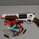 Toy Guns for Boys, Shotgun Foam Dart Blaster, Enhanced Revolver Children Outdoor CS Soft Bullet Toy Rifle, Birthday Xmas (Gold)