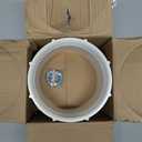 Cinsda 6" PVC DWV Female Adapter Pipe Fitting, Flush Sewer Cleanout Adapter for Drainage Piping System