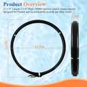 190003 Tension Control Clamp Ring Kit Fit for Pentair Pool & Spa Filter | Pool tension control filter band clamp, fits Pentair FNS Plus, Clean & Clear Plus, Quad DE. etc, Filters replacement parts