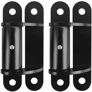 Joytrace 7" 2062P Heavy Duty Gate Hinges 1100lb Capacity - Bolt On/Weld On Carbon Steel Hinges for Driveway Gates, Fence & Barn Doors - Ball Bearing Design, Rust-Black Resistant Finish （2pcs）