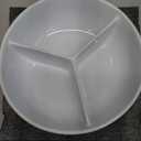 Cinf Ceramic Cereal Bowl 3 Section Separate Milk Keeps Fresh Crunchy Microwave Safe Anti Soggy Ice Cream Topping Yogurt Fries Ketchup Soup Salad Dessert Bowls Gifts