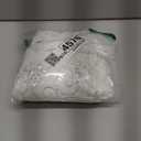 AISENO 36 Inch Sequin Faux Fur Christmas Tree Skirt for Christmas Tree Decorations White Plush Silver Sequin Snowflake Tree Skirt