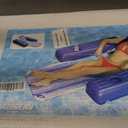 Poolmaster Caribbean Retro Floating Chaise Pool Lounge Chair for Adults