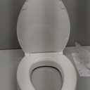 KOHLER 25875-0 Hyten 3" Height, Elevated Soft Close Elongated Toilet Seat, Contoured Seat with Grip-Tight Bumpers, Quick-Attach Hardware, No Slam Toilet Seat, White