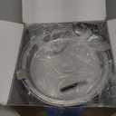 oneisall 2L Stainless Steel Cat Water Fountain with Snap, Anti-Spill Cats Water Fountains with Quiet Pump,Continuous Fresh Water Supply,Pet Water Fountain for Single Kitty & Small Pets