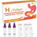 H. Pylori Antigen Rapid Test 3 Tests/Pack - H-Pylori Stool (Antigen) Self-Test for Home Use, 99.9% Accurate, (Feces) Helicobacter Pylori Test Family Pack