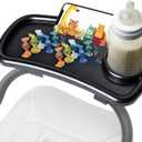 Stroller Snack Tray Replacement for Graco - Stroller Cup Holder with Phone Holder, Universal Snack Tray, Stroller Tray Attachment with Non Slip Clip