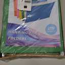 Green Hanging File Folders 25 Pack Letter SizeColored File Folders with 1/5-cut Tabs,Stay Organized for Your Home and Office Bulk File and Documents