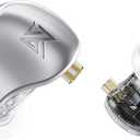 KZ AST in-Ear Monitor, 12 BA Driver HiFi Earphones, Bass Noise Cancelling Headphones with Detachable 2pin Cable for Audio Engineers Musicians Audiophile