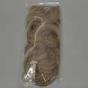 SARLA Invisible Wire Hair Extensions with 3 Clips Long Wavy Curly Synthetic Hairpiece for Women Adjustable Transparent Headband 18 Inch Sand