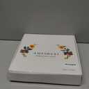 20 inches Artificial Green Olive Wreath Greenery Wreath with Olive Leaves, Bean for Front Door Indoor Outdoor Farmhouse Home Wall Window Festival Wedding Decor, White Gift Box Included