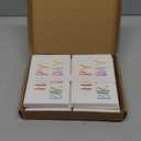 BEST PAPER GREETINGS Birthday Cards with Envelopes Bulk Set, 6 Assorted Colorful Rainbow Fonts Designs for Work, Office, Students (4x6 in, 48 Pack)
