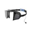 viyawise Swim Goggles with Earplugs, Wide View Anti Fog Anti UV Swimming Goggles for Kids, 3-Color UV Lens Swim Glasses for Men Women Kids (Silver, Kid)