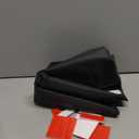 Sumobaby Blackout Curtains for Bedroom 54"x70"Portable Black Out Window Cover with Heat-Resistant Hook&Loop Tape, 100% Blackout Shades No Drill Blinds for Windows DIY Cut Fit for Nursery, TV Room (Black)