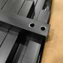 Bar Stools Set of 2, 24 Inch Backless Counter Height Bar Stools with Soft Faux Leather Seat, 300 LB Heavy Duty Padded Saddle Barstool Chairs for Modern Kitchen Island Counter (Black)