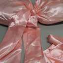 TONIFUL Giant Pink Bow 24 x 42 Inch Large Bow for Valentine Decoration Christmas Tree Car Coquette Room Wall Front Door Photo Backdrop Decor for Birthday Wedding Baby Shower Party Outdoor Decorations