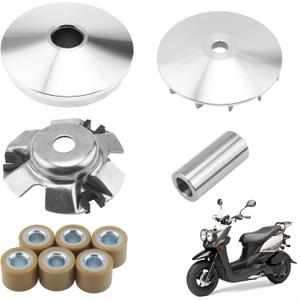 150cc High-Performance Racing Variator Scooter Variator with 14g Roller Kit for Chinse Scooter Moped ATV Go Kart 4-Stroke Engine Scooter Racing Front Clutch Variator for GY6 125cc 150cc 152QMI 157QMJ