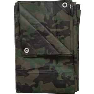 Stansport Rip Stop Tarp 6' x 8' - Green Camo
