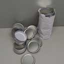 Chuangdi 30 Packs Mason Jar Lids Bulk Wide Regular Mouth Canning Lids Leak Proof Secure Mason Storage Solid Caps(Silver)