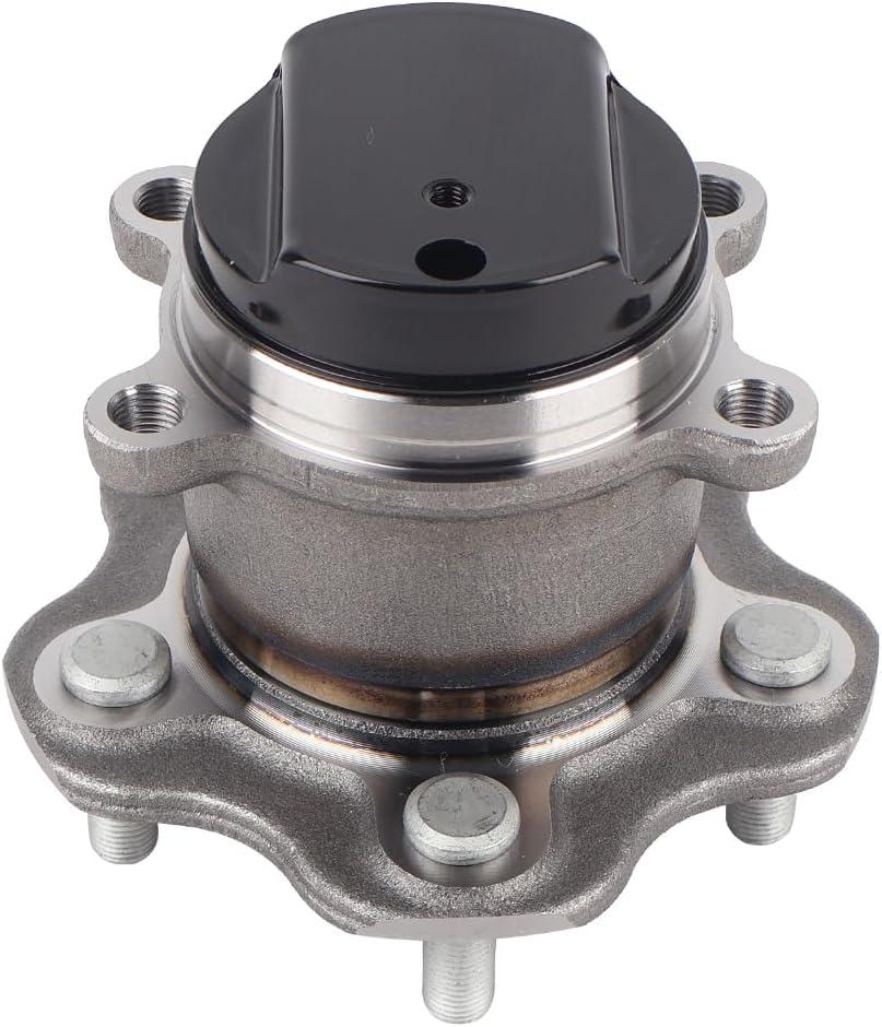 Autoround 512534 Rear Wheel Bearing and Hub Assembly Compatible with Nissan Rogue 2014-2020, Rogue Sport 2017-2022 FWD Only, 5 Lugs w/ABS