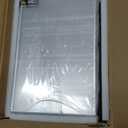 EHWINE 12 Pack Acrylic Sign Holder 5 x 7, Double Sided Silver Picture Frame Stand up Table Top Sign Holders, Clear Display Stand Menu Flyer Holder for Wedding Party (Provide Non-slip Mats)