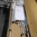 Naviskin White 3 Bow 6'L x 46" H x 54"-60" W Bimini Top Cover Includes Mounting Hardwares, Storage Boot with 1 Inch Aluminum Frame