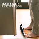 Wheat Straw Plates 10 inch - Alternate to Black Plastic Dinner Plate set of 8 - Microwave Safe Plates For Kitchen - Unbreakable Black Dishes For Kids & Adults - Camping Dishes - Reusable Dorm Dish