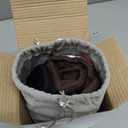 SARISUN Travel Pillows for Airplanes, Airplane Pillow with Eye Mask for Long Flight, Airplane Head Strap for Sleeping, 360 Support Headrest for Car Trip, Stop Bobblehead Travel Essential, Dark Brown