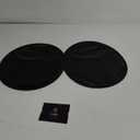 EcoNour Semi-Transparent Static Cling Window Shade for Car Sun Visor | 2Pack Mesh - Circle Glare Patch | Glare Protection for Windshield & Driving Safety | Sun Glare Protection Accessories