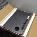 Laptop Desk for Bed Height Adjustable, Lap Bed Table with USB/Storage Drawer/Cup Holder/Tablet Stand/Book Shelf, Foldable Breakfast Tray Portable for Reading Writing, Sofa & Floor, Black