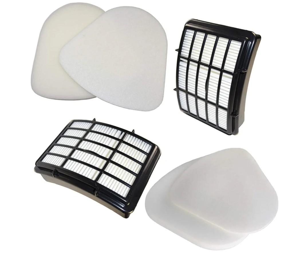 HQRP 2-pack Filter Kit compatible with Shark Navigator UV540 NV358 NV391 NV390 CU500 series Lift-Away Professional Upright Vacuum Cleaner, XHF350 XFF350 Replacement