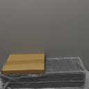 WOPITUES Wood Floating Shelves Set of 6, Shelves for Wall Decor, Farmhouse Shelf for Bedroom, Bathroom Storage Shelves, Book Shelves for Living Room-Black (16.5 Inch)