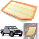 Engine Air Filter, 68257030AA, 68301863AA, for Jeep Wrangler 2018-2024, Gladiator 2020-2024, 2.0L 3.6L