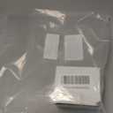 Crystal Drawer Pulls and Knobs 4 PCS,Brushed Nickel Glass Knobs for Cabinets and Dresser,Bathroom Kitchen Cabinet knobs,Octagon