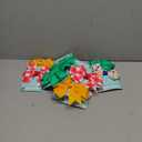 Summer Hair Grosgrain Bow W/Clip M/G 7 Pack