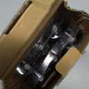 Upgraded Real Wax LED Flameless Black Taper Candles with Remote, KSWING 6 PCS Candlesticks Battery Operated 3D Flickering - 9.6" Long Realistic Fake Candle Sticks for Home/Wedding/Fireplace Xmas Decor