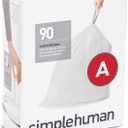 simplehuman 9000 Count White 4.5L Cylindrical Trash Bags