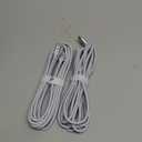 USB C to USB C Cable 10FT, 2Pack USB C Charger Cable, Long Type C Fast Charging Cable Nylon Braided USBC Charger Cord Compatible with iPhone 17/16/15/Plus/Pro Max/Samsung Galaxy S23 and More-Silver