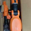 GARCARE 2 in 1 Electric Pole Hedge Trimmer, Power Hedge Trimmer with 20 inch Dual-Action Laser Cut & Adjustable Cutting Head, 4.8Amp, 600W, Corded