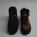 CAT Mens Threshold Waterproof Steel Toe Work Boot (9.5, Real Brown)