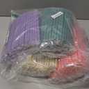 Tessco for you 600 Pcs 9.84 Inch Jumbo Smoothie Straws Bulk 10 mm Large Plastic Disposable Bubble Tea Straws Wide-Mouthed Individually Wrapped for Tall Homemade Milkshakes Drinking (Macaron Color)