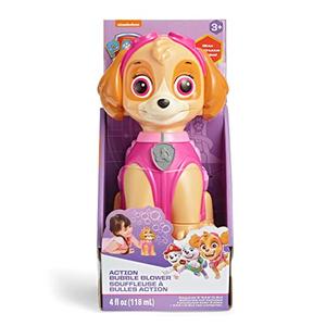 Nickelodeon Little Kids Paw Patrol Skye Action Bubble Blower and Includes Bubble Solution, Brown, Pink