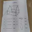 Mini Greenhouse for Indoor Outdoor, 35x 35 x 36' Portable Greenhouses for Outdoors with Roll-up Zipper Door, Waterproof UV-Resistant Green House for Indoor Outside