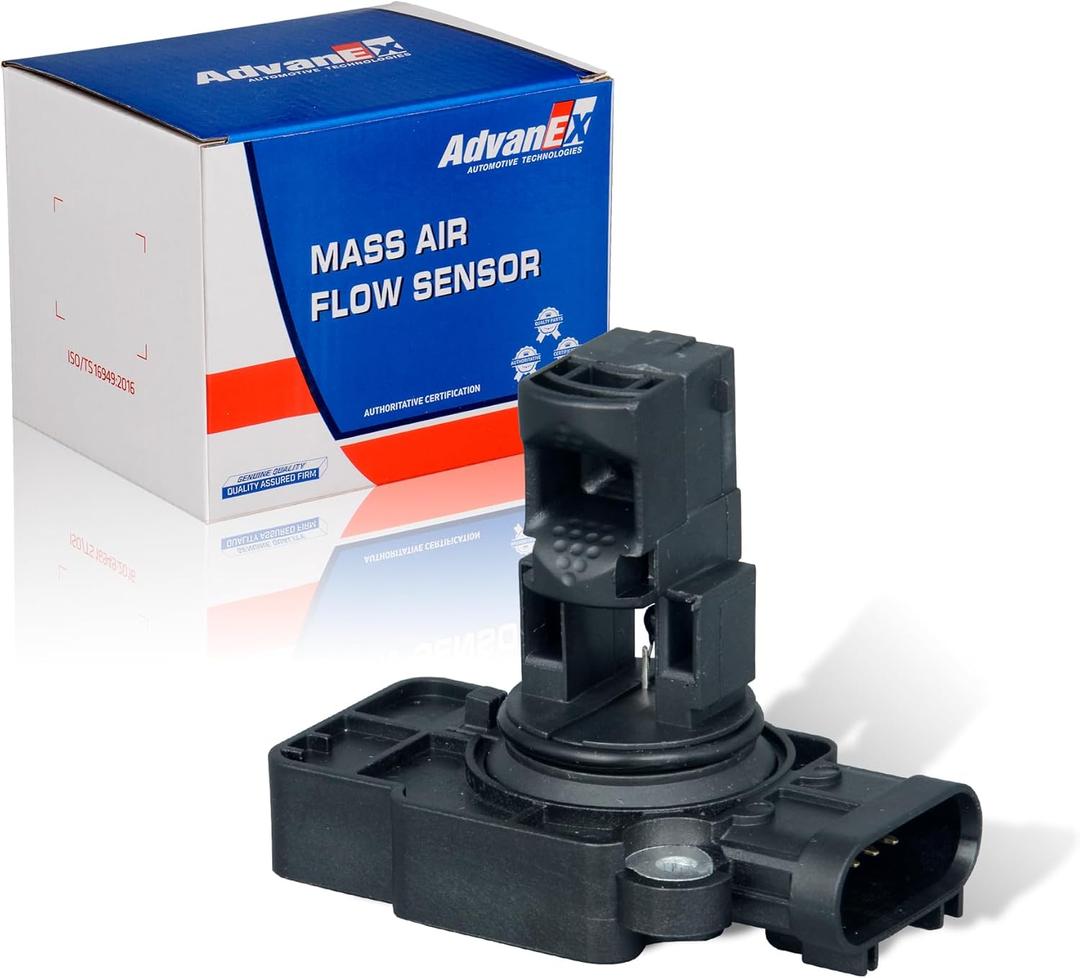 Mass Air Flow Sensor 23256991 MAF Compatible with Cadillac CTS Chevy Avalanche Silverado Suburban Tahoe GMC Sierra Yukon, Replaces 10393948 AF10060