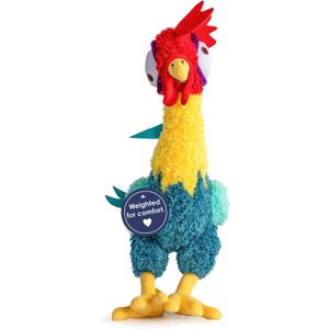 Jay Franco Weighted Disney Plush Pillow Buddy - 2.5 lbs Soft Plushie Stuffed Pillow, 20 Inches, Multi - Hei Hei