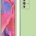 Compatible with Vivo V23 5G Case Silicone Liquid Dark Green, Soft Smooth Touch for Vivo V23 5G Phone Case Silicone Shockproof Thin Cover (Green)
